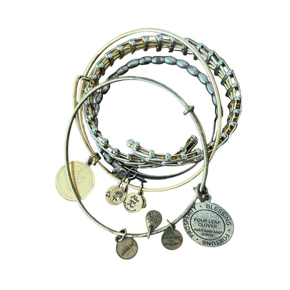 Alex and Ani Goldtone Bangle Set
